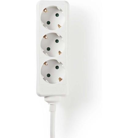Nedis Power Strip |Type F | 3-WEGS | 3.00 M | 3680 W | 16 A | 230 V AC 50/60 Hz