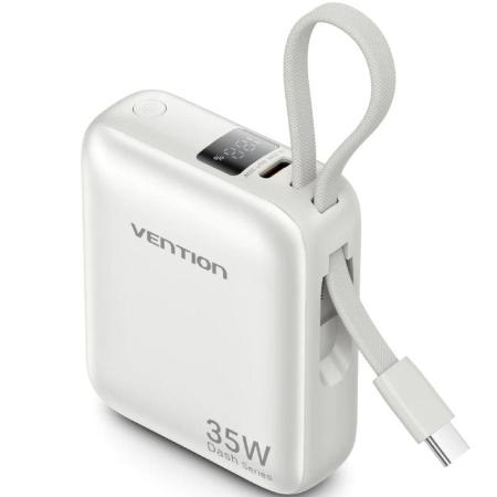 Powerbank 10000mAh Vention FHEN0/ 35W/ Beige
