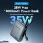 Powerbank 10000mAh Vention FHEN0/ 35W/ Beige