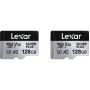 Lexar MicroSDXC Silver Plus UHS-1 128GB V30 R205/W100MB/s - 2pack
