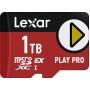 Lexar MicroSD Express 7.1 Play Pro 1TB Up To R900/W600MB/s (104MB/s w/ UHS-I)