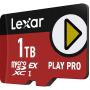 Lexar MicroSD Express 7.1 Play Pro 1TB Up To R900/W600MB/s (104MB/s w/ UHS-I)