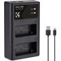 K&amp;F Concept Dual Battery-Charger For LP-E17 w/ USB-C