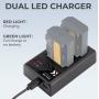 K&amp;F Concept Dual Battery-Charger For NP-FZ100 w/ USB-C
