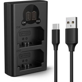 K&amp;F Concept NP-FZ100 Dual Battery-Charger USB-C w/ Display