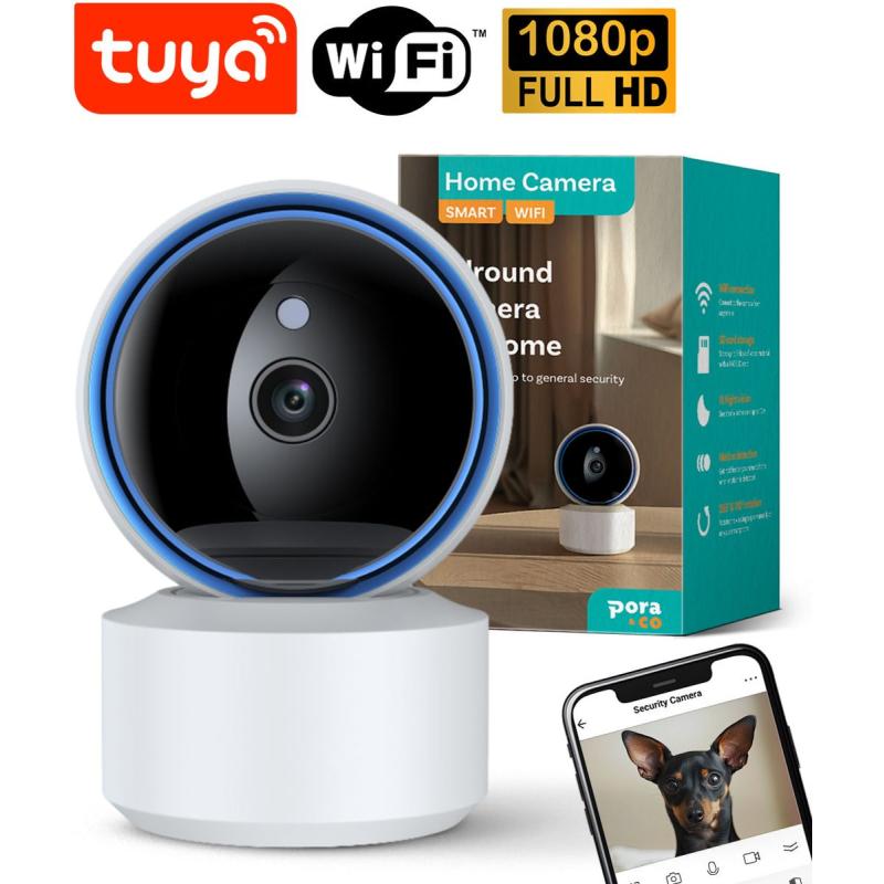 Pora&amp;Co Security Camera - For Inside EN Outside-1080p Full HD Beeldresolutie