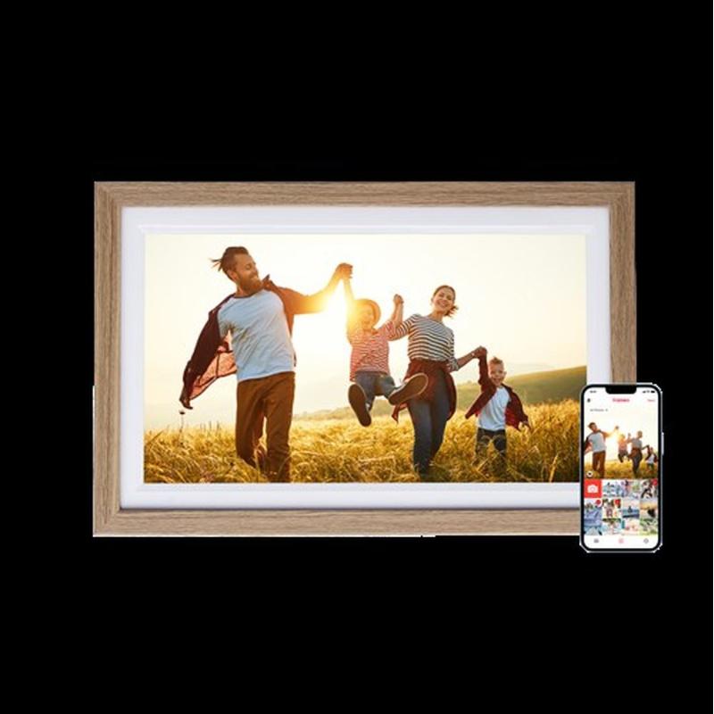 Rollei Frameo Wood WiFi 15 inch Digital Photo Frame
