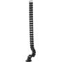 Deltaco Office Spine Cable Organizer + Hider - Black