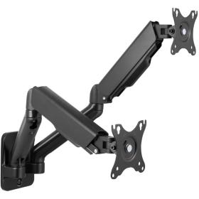 Deltaco Office ARM-0361 Wall Bracket For 2 Screens Turn / Tiltable 17-32 inch