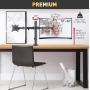 Barkan Monitor Arm - 2 Schermen 13&amp;#039;-32&amp;#039; - Black