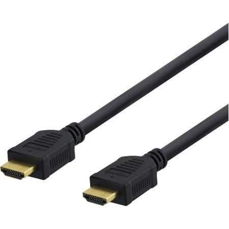 Deltaco HDMI To HDMI Cable HDMI 4K 60Hz High Speed w/ Ethernet 1.5 Meter Black