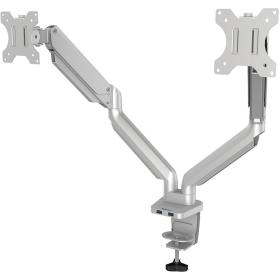 Fellowes Platinum Series Dual Monitor Arm - Silver