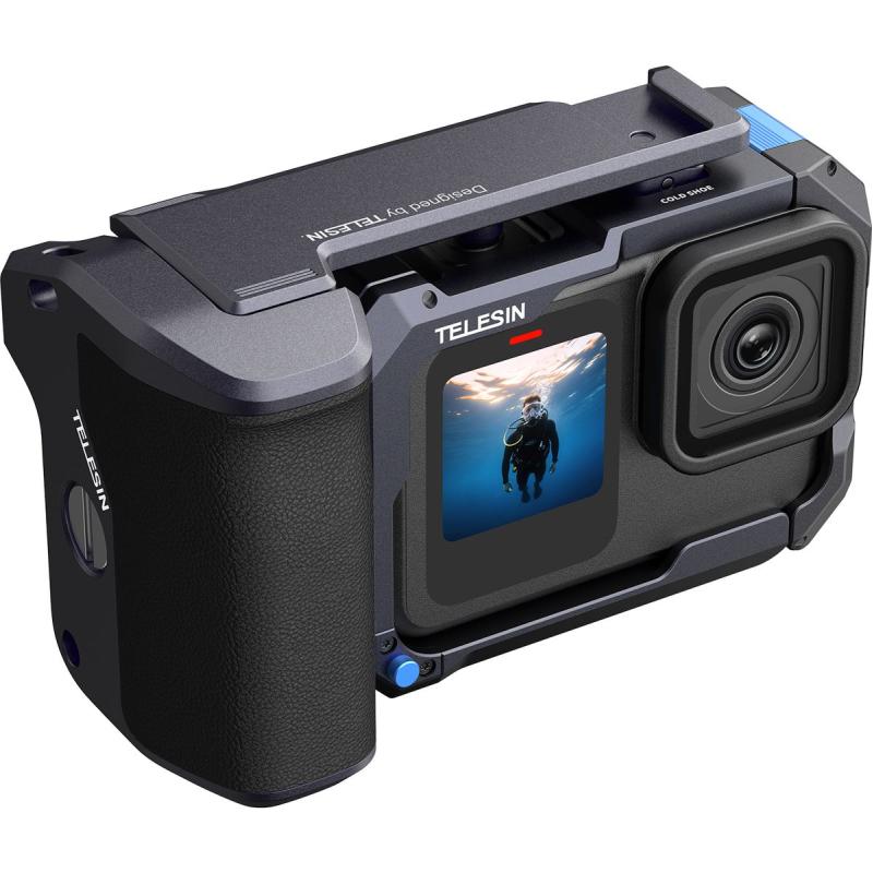 Telesin Streetgrip Kit For GoPro 9/10/11/12/13 w/ Cage
