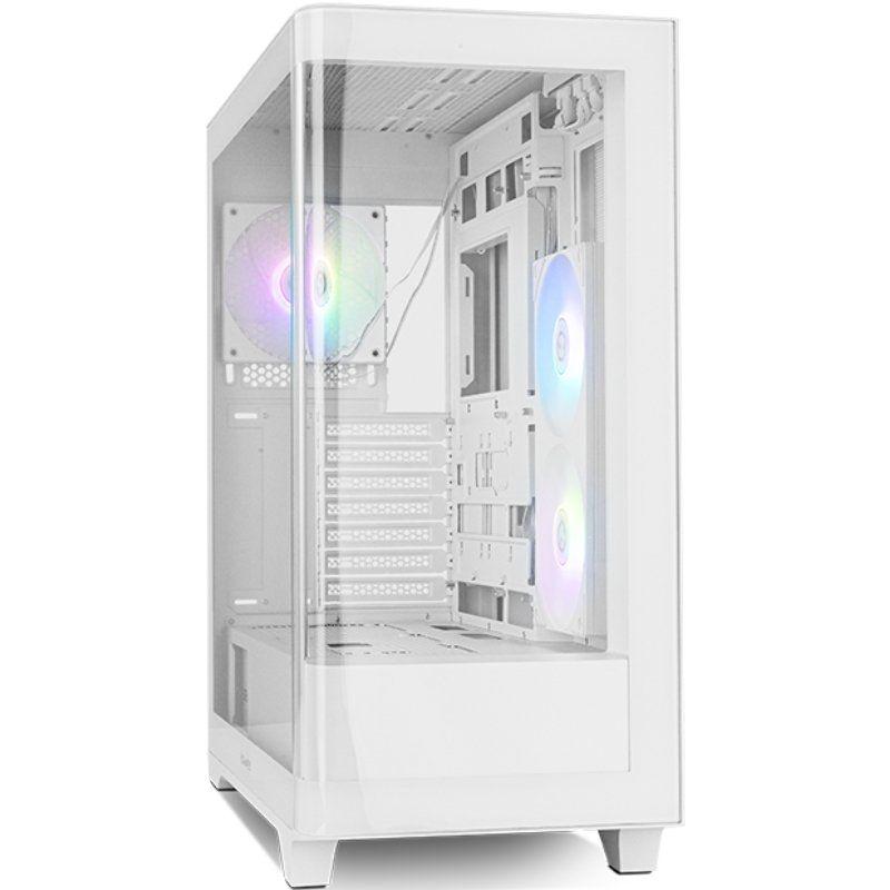 Caja Gaming Semitorre Nox Hummer ETHER/ Blanca