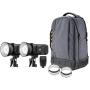 Westcott FJ400 II Strobe 2 Light Backpack Kit w/ FJ X3 M Uni Wireless Trigger