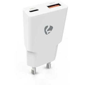 Nedis Charger | 30 W | Gan | PD3.0 30W | Outputs 2 | USB-A / USB-C | White