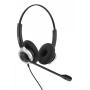 Deltaco Office USB Stereo Headset Teams + Webex Compatible Volume Control Black