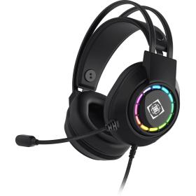 Deltaco Gaming DH220 USB Gaming Headset - Stereo - RGB Lighting - Black