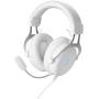Deltaco Gaming White WH85 Stereo Gaming Headset 2x3.5mm LED Light 57mm Drivers