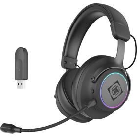 Deltaco Gaming DH440 Wireless USB Gaming Headset -7.1 Surround Sound 2.4 GHz RGB