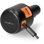 Nedis Car Charger | 60 W | Outputs: 3 | USB-A / USB-C | USB-C Cable | 0.70 M