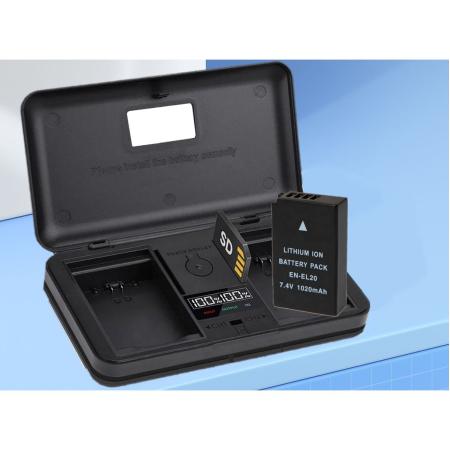 Mcoplus Duocharger USB EN-EL20 SD