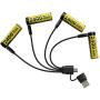 Nitecore NH2400 USB C Rechargeable 1.5V Li ION AA Battery 4 Pack