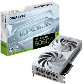 Tarjeta Gráfica Gigabyte GeForce RTX 5060 Ti Eagle OC ICE/ 16GB GDDR7