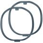 Radius Pair Of RAD-1 Hoops Soft Firmness 62-SHORE (Dark Grey - Hoops Only)