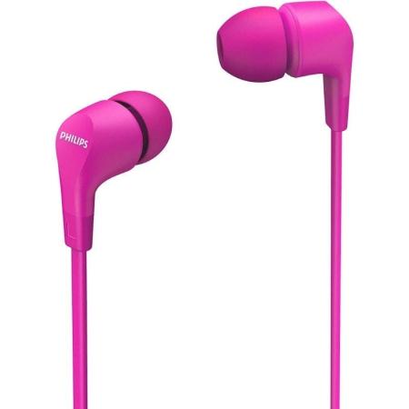 Auriculares Intrauditivos Philips TAE1105PK/ con Micrófono/ Jack 3.5/ Rosas