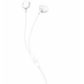 Auriculares Intrauditivos Philips TAUE101/ con Micrófono/ Jack 3.5/ Blancos