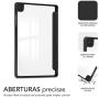 Funda Subblim Clear Shock Case para Samsung A11 8.7'/ Negra