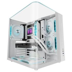 Caja Gaming Semitorre Mars Gaming MC-INFINIOLITE/ Blanca