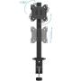 Soporte de Mesa para Monitor TooQ DB1130TN-B/ Giratorio/ Inclinable/ hasta 10kg