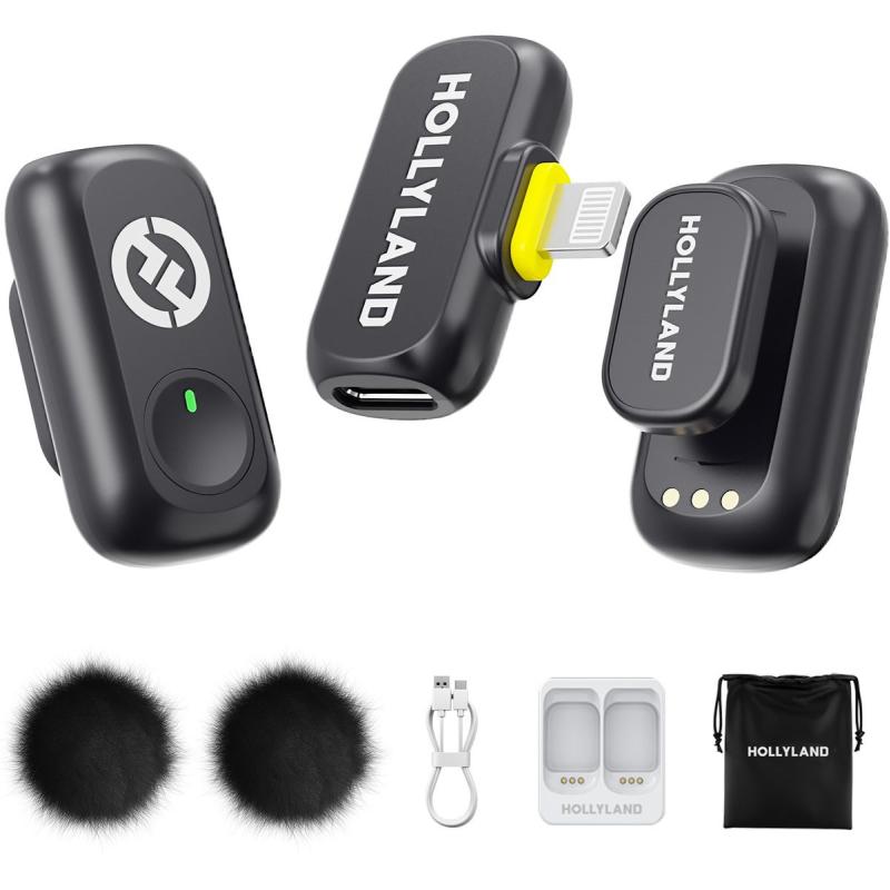 HOLLYLAND Lark A1 Mini Duo Lightning Wireless Microphone