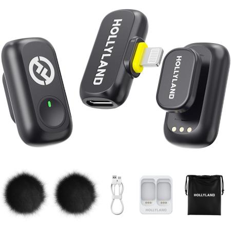 HOLLYLAND Lark A1 Mini Duo Lightning Wireless Microphone