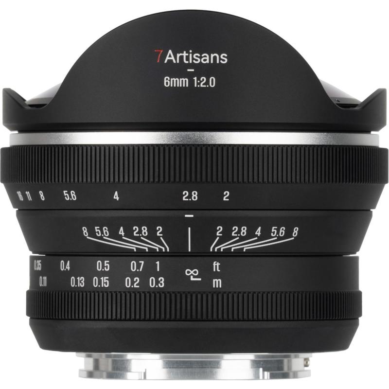 7Artisans 6mm f/2.0 - Sony E-Mount - Black