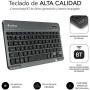 Funda con Teclado Subblim KeyTab Pro BT para Tablets Samsung Galaxy A11+/ Negra