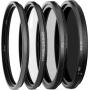 Urth 58mm Cinematic Filter Kit Plus+ (UV CPL ND32 Ethereal 1/4 Black Mist)