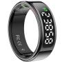 Anillo Inteligente Leotec Kör Mau Smart Ring Talla 8/ Ø18.3mm/ Notificaciones/ Frecuencia Cardíaca/ Negro