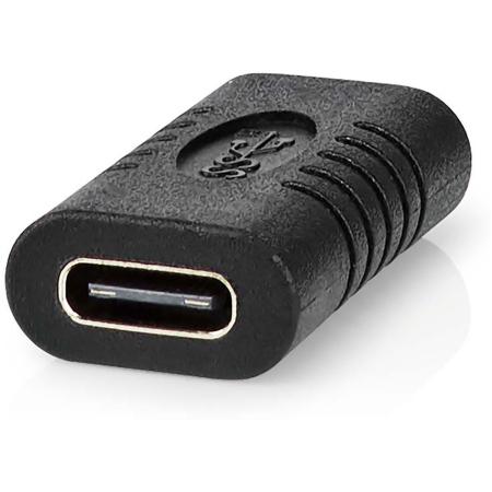 Nedis USB-C Adapter | USB 3.2 Gen 2 | USB-C Female | 4K@60Hz | 10 Gbps | Black