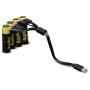 Aqiila Rechargable AA Battery 4-pack USB-C Lithium 1.5V/2000mAh