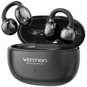 Auriculares Bluetooth Vention Echo Clip A11 Pro con estuche de carga/ Autonomía 6h/ Negro
