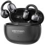 Auriculares Bluetooth Vention Echo Clip A11 Pro con estuche de carga/ Autonomía 6h/ Negro