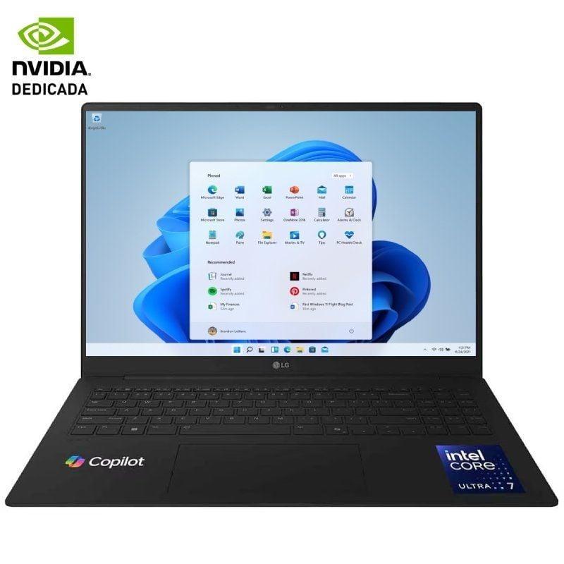 LG Portátil LG Gram Pro 16Z90TR-E.AD88B Intel Core Ultra 7-255H/ 32GB/ 1TB SSD/ GeForce RTX 5050/ 16'/ Win11
