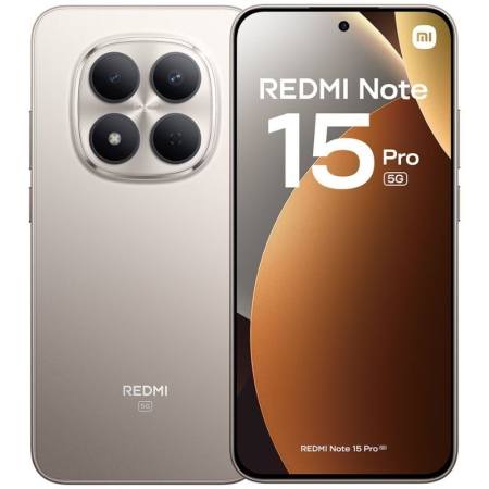 Smartphone Xiaomi Redmi Note 15 Pro 12GB/ 512GB/ 6.83'/ 5G/ Titanio