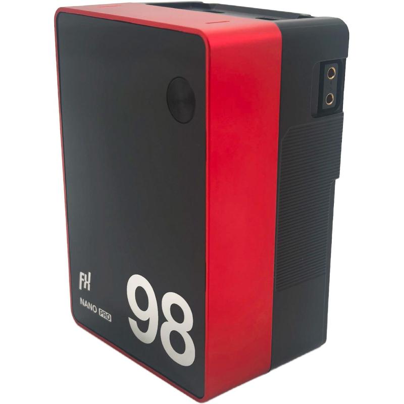 FXLion Nano Pro Red 14.4V / 98WH V-Mount Battery w/ PD 100W
