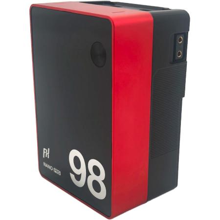 FXLion Nano Pro Red 14.4V / 98WH V-Mount Battery w/ PD 100W