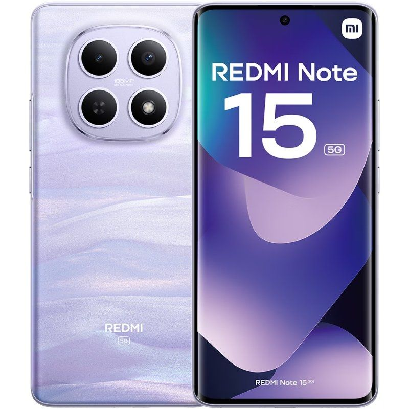 Smartphone Xiaomi Redmi Note 15 12GB/ 512GB/ 6.77'/ 5G/ Purpura