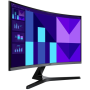Monitor Profesional Curvo Samsung Essential S3 S39GD S27D392GAU 27'/ Full HD/ Negro y Plata